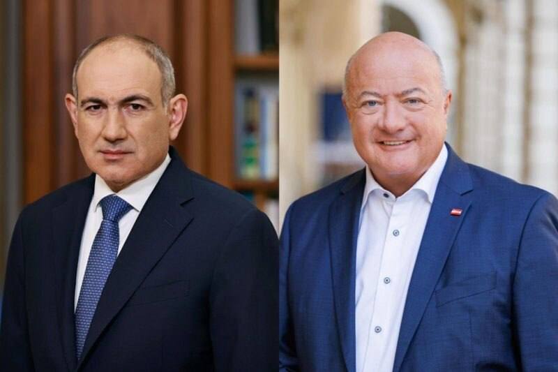 Кристиан Штокер поздравил Пашиняна с победой на выборах в Армении
