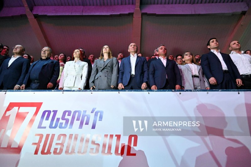 Блок «Армения» подтвердил намерение взять мандаты по итогам выборов 7 июня