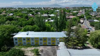 Отремонтированная школа в Дзорахбюре, Котайкская область, Армения