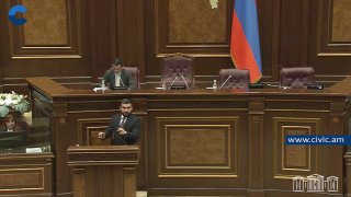 Ваагн Алексанян: оппозиция покинула зал НС из-за закона об избирательных взятках